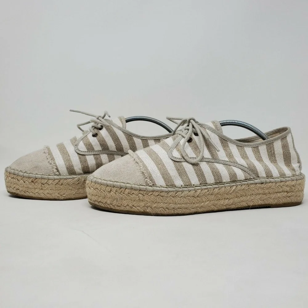 Andre Assous Charlie Striped Canvas Espadrille